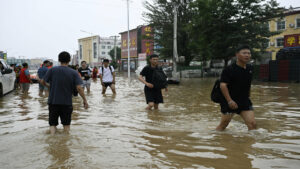 Unas fuertes lluvias provocan la evacuación de más de 3.000 personas en el centro de China