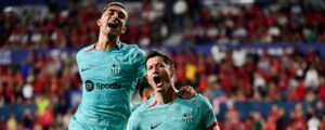 Barcelona supera por la mínima a un aguerrido Osasuna y sigue invicto en la Liga