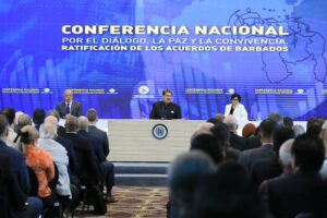 Conferencia Nacional por la Paz ratifica los acuerdos de Barbados