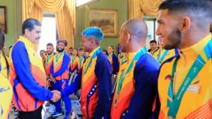Presidente Maduro recibió a los atletas que representaron a Venezuela en los Juegos Panamericanos