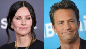 Courteney Cox recuerda a Matthew Perry con una divertida escena juntos en «Friends»