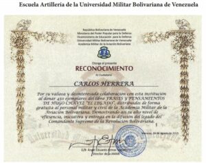 Frases y Pensamientos de Hugo Chávez, “El Legado” fue exaltado por la Academia Militar de la Aviación Bolivariana