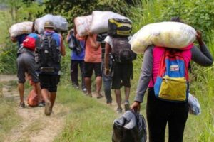 Unos 518.000 migrantes, el 42,7 % venezolanos, han cruzado Honduras rumbo a EE.UU. en 2023