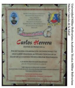 Libro de Chávez “Frases y Pensamientos” recibió reconocimiento de la Academia Técnica Militar Bolivariana