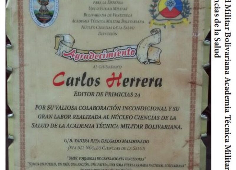 Libro de Chávez “Frases y Pensamientos” recibió reconocimiento de la Academia Técnica Militar Bolivariana