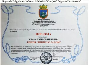 Libro Frases y Pensamientos “El Legado” recibió reconocimiento de la Segunda Brigada de Infantería de Marina “CA. José Eugenio Hernández”