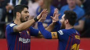 Luis Suárez: «Aquí está el mejor jugador del mundo y eso genera una expectativa muy linda»