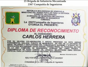 Libro de Chávez Frases y Pensamientos “El Legado” recibió reconocimiento de la 2507 Compañía de Ingenieros del Ejército Bolivariano