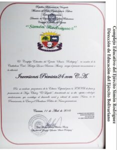 Libro Frases y Pensamientos “El Legado” recibió reconocimiento del Complejo Educativo Simón Rodríguez del Ejército Bolivariano