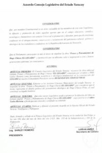 Libro de Chávez Frases y Pensamientos “El Legado” recibió reconocimiento del Consejo Legislativo de Yaracuy