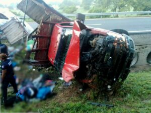 Accidente de tránsito en Guatemala se salda con la vida de 9 migrantes