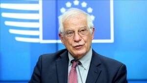 Borrell visita un proyecto UE para entrenar a policias ucranianos para zonas liberadas