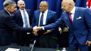 Gobierno y Plataforma Unitaria se reúnen con representantes de Noruega para discutir cronograma electoral