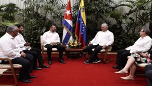 Canciller Gil sostuvo reunión con Díaz-Canel