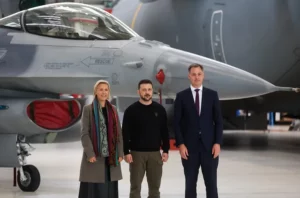 Bélgica entregará a Ucrania 30 aviones F-16 pero le impide usarlos contra territorio ruso
