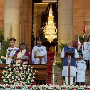 Modi jura como primer ministro de la India para un tercer mandato