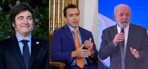 Javier Milei, el presidente suramericano mejor valorado, seguido por Noboa y Lula