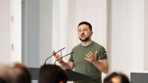 Zelenski prohíbe otro partido de oposición en Ucrania