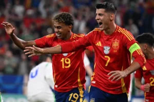 España derrota a Albania y se consolida como líder del grupo B de la Eurocopa