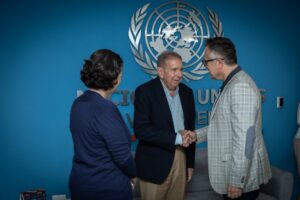 González Urrutia se reúne con el  Panel de Expertos Electorales de las  Naciones Unidas