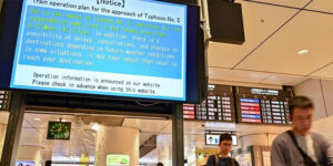 Anuncian cancelaciones de trenes y vuelos por tifón Ampil en Japón