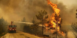 Incendios arrasan un pueblo en Turquia