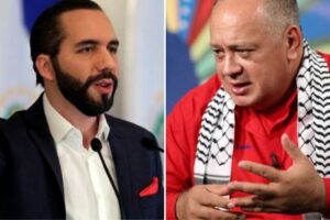 Bukele se ríe de acusación de Diosdado sobre supuesta financiación a María Corina Machado