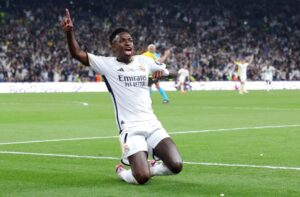 Vinícius marca su gol 50 en LaLiga