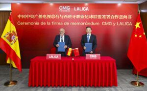 LaLiga y CMG firman un acuerdo para retransmisión en abierto de partidos en China