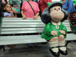 Venezuela acoge una exposición interactiva sobre las famosas tiras de Mafalda