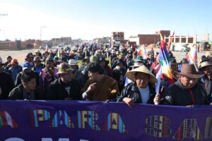 Evo Morales encabeza cuarto día de movilización y dice que no se reunirá con el  Gobierno Arce