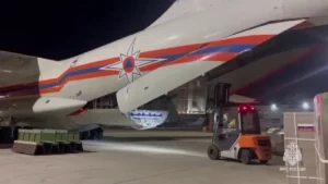 Rusia envía 33 toneladas de ayuda humanitaria al Líbano