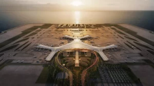 China construye el aeropuerto más grande del mundo en una isla artificial
