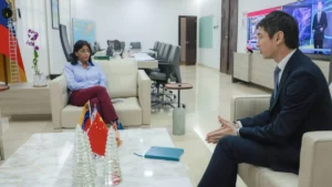 Delcy Rodríguez ratifica solidaridad con China tras terremoto en Xizang
