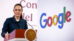 Sheinbaum prepara respuesta a Google tras cambiar de nombre al golfo de México en EE.UU.