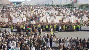 Masivas manifestaciones en Yemen tras bombardeos de EE.UU.