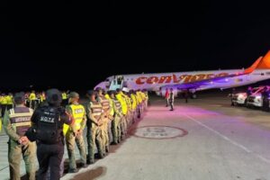 Llegaron 192 migrantes venezolanos repatriados de EEUU
