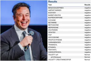 ¡Hombre sano!: Elon Musk resultó negativo en consumo de drogas