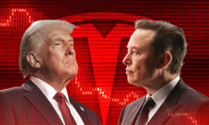 Acciones de Tesla de desploman en medio de la disputa entre Trump y Musk