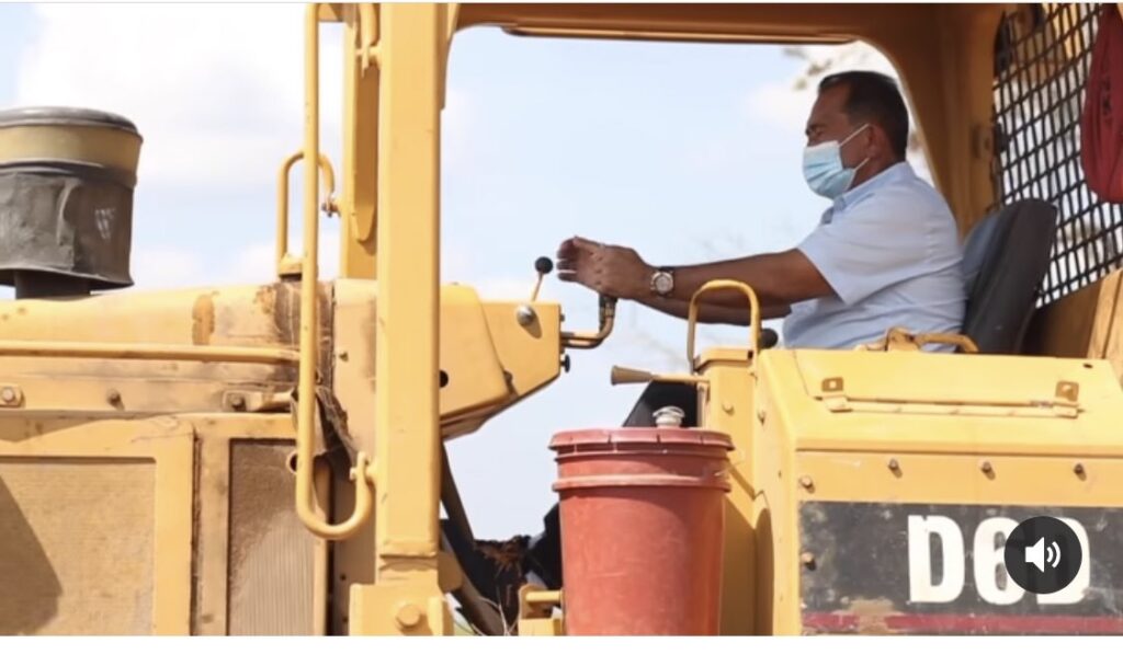 Trabajos en el vertedero de San Carlos