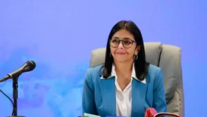 Delcy Rodríguez a EE.UU.: Ustedes son Monroe, pero nosotros somos Simón Bolívar
